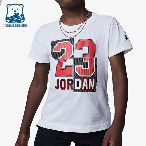 Nike/耐克正品JORDAN23印花短袖T恤新款经典短袖T恤FB1689-100