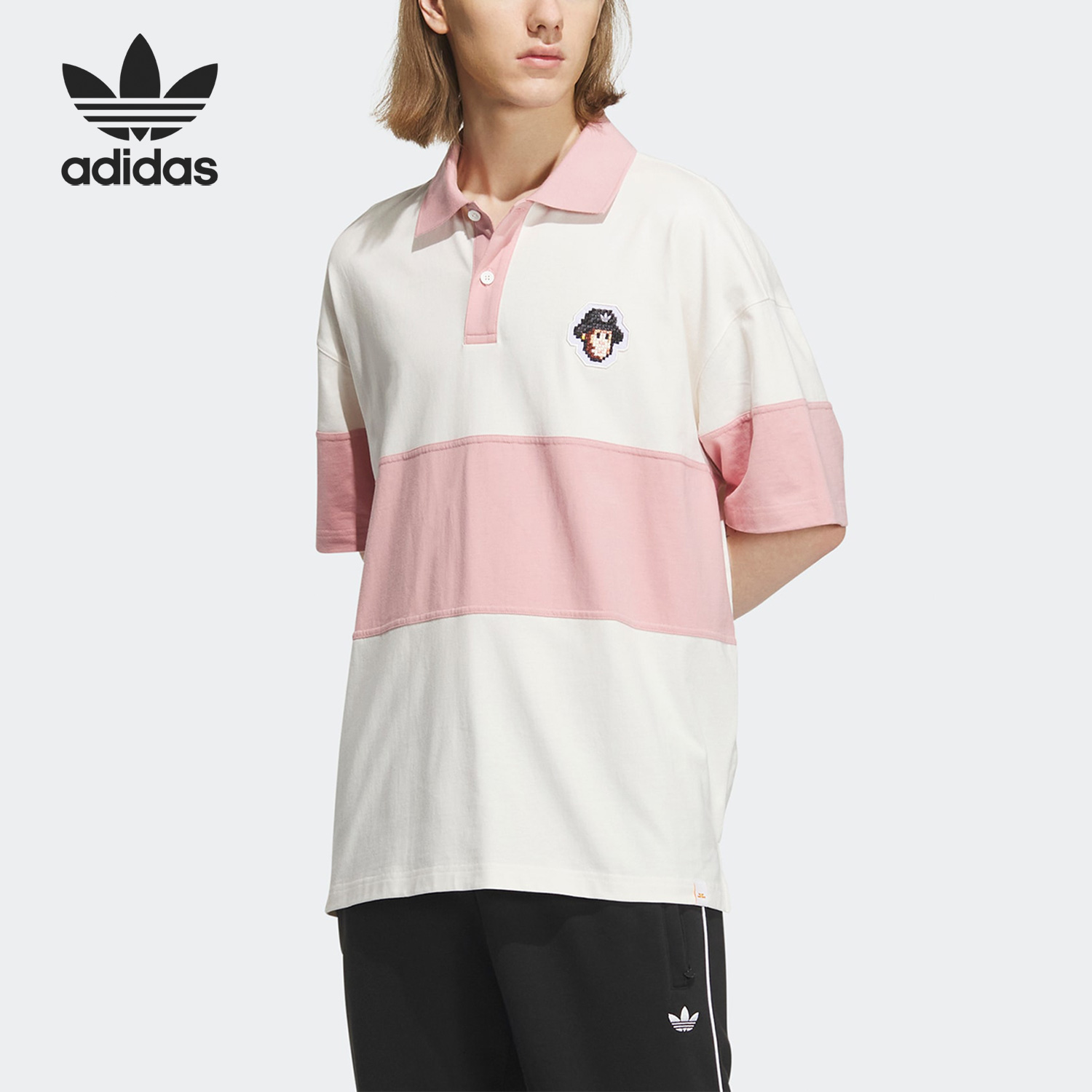 Adidas/阿迪达斯正品三叶草新款男子运动短袖POLO衫IP1800