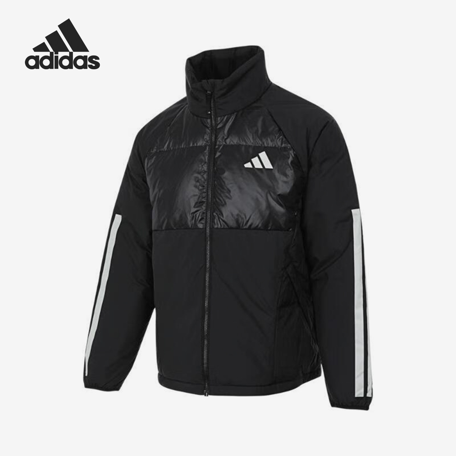 Adidas/阿迪达斯正品拉链男士保暖运动时尚羽绒服外套JG5923