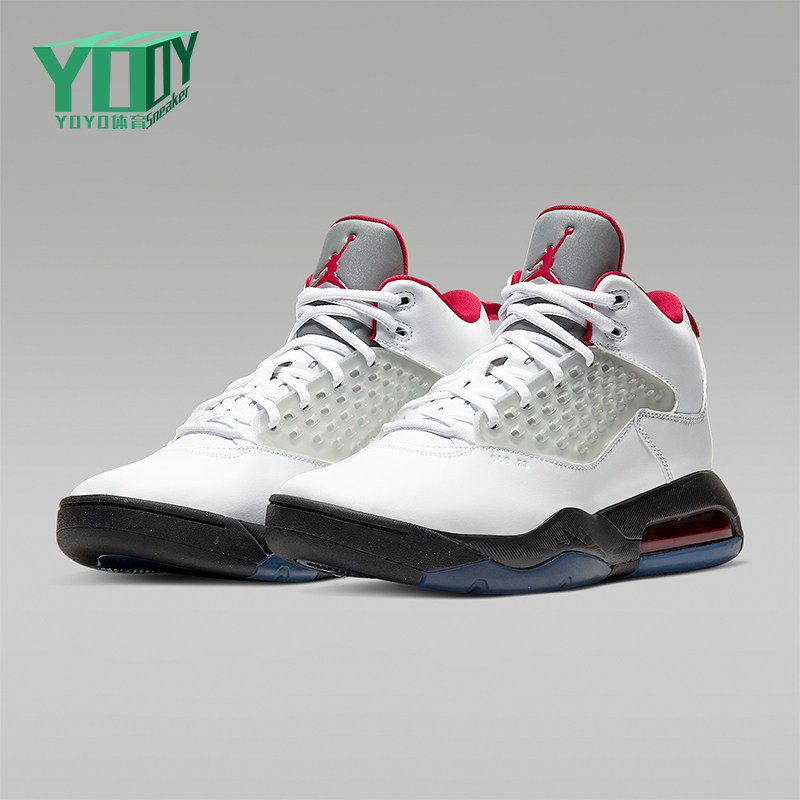 Nike/耐克正品JORDAN男士减震高帮系带耐磨气垫运动鞋CD6107-100