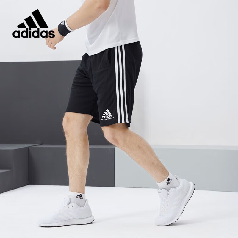 Adidas/阿迪达斯正品武博男士潮流训练运动短裤S21ATMSH2-BW