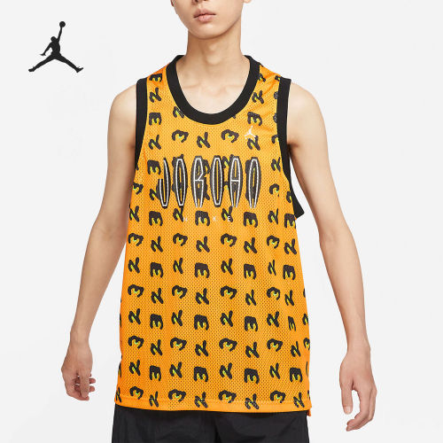 Nike/耐克正品夏季男士潮流满印训练无袖背心T恤DR3030-766