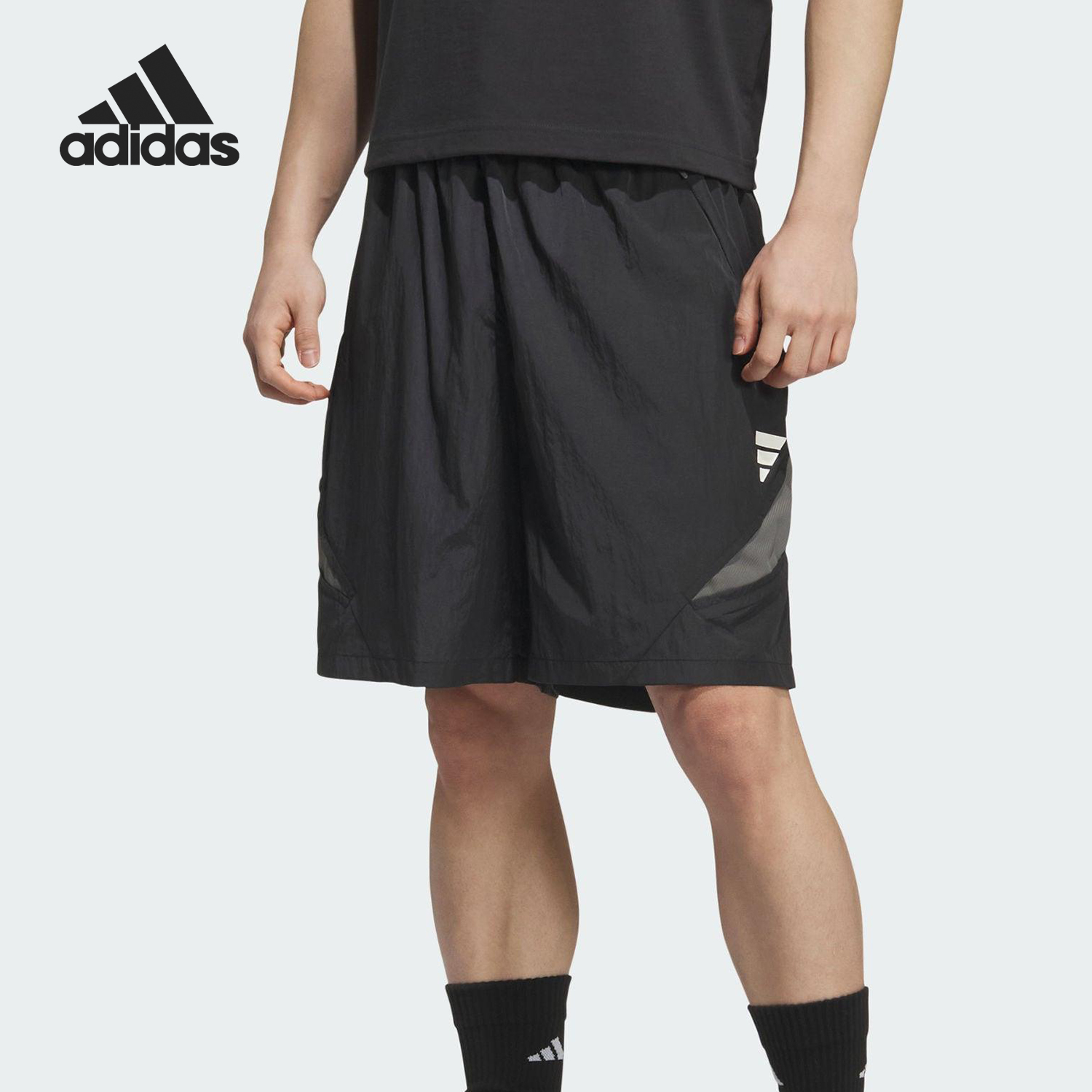 Adidas/阿迪达斯正品夏季款男士简约宽松梭织透气短裤KB5955