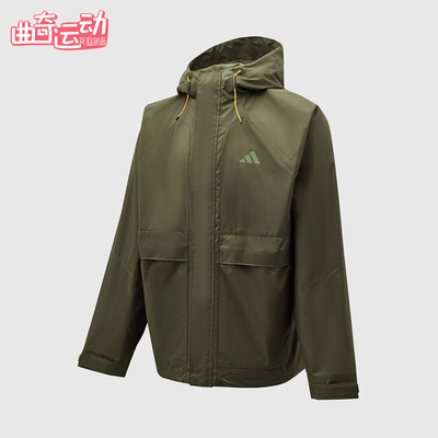 Adidas/阿迪达斯正品2026年新款男士宽松休闲梭织夹克外套KR2494