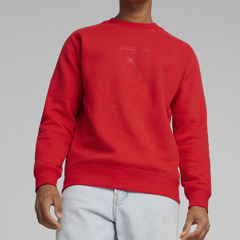 Puma/彪马官方正品秋季新款男士圆领保暖宽松休闲卫衣623802-02