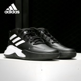 阿迪达斯正品 大童中帮缓震篮球鞋 Own Game FV9451 The Adidas