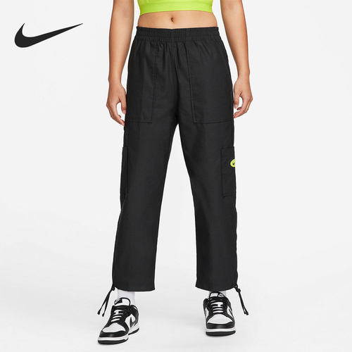 Nike/耐克正品SPORTSWEAR ICON CLASH女子梭织长裤DM6571-010