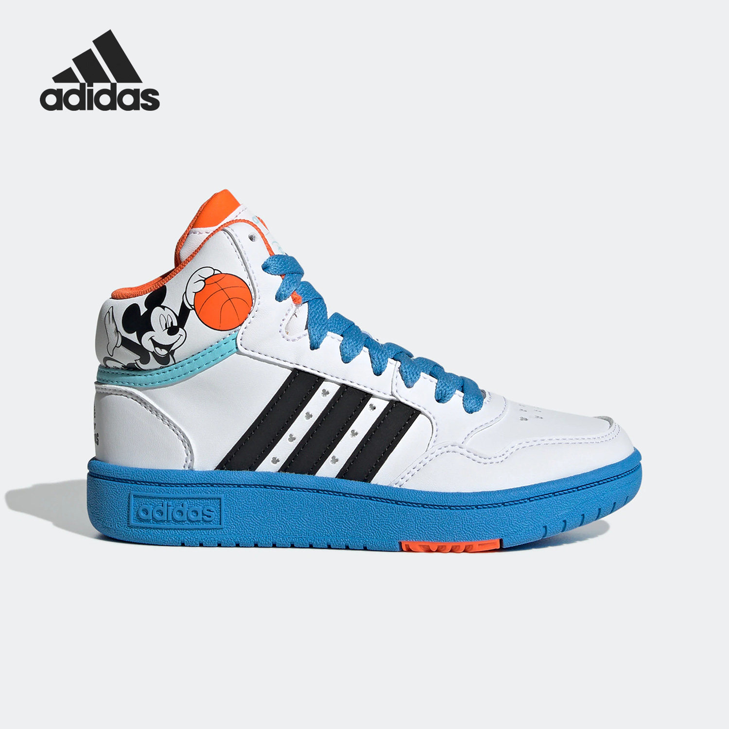 Adidas/阿迪达斯正品HOOPS 3.0迪士尼联名儿童运动板鞋GY6634