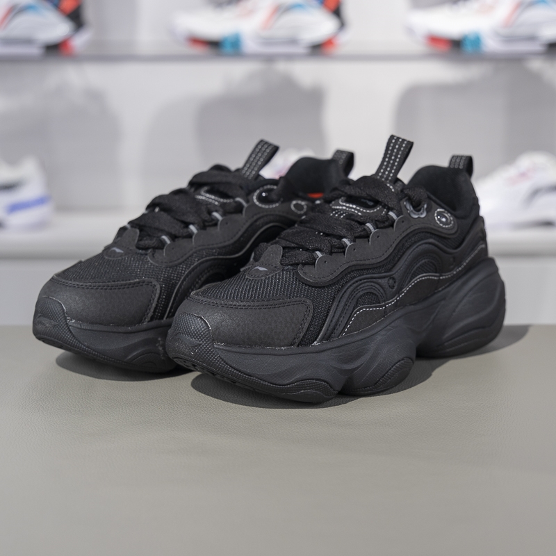 李宁正品2024新款蜜糖V2女子反光经典时尚减震休闲鞋AGCU296-2