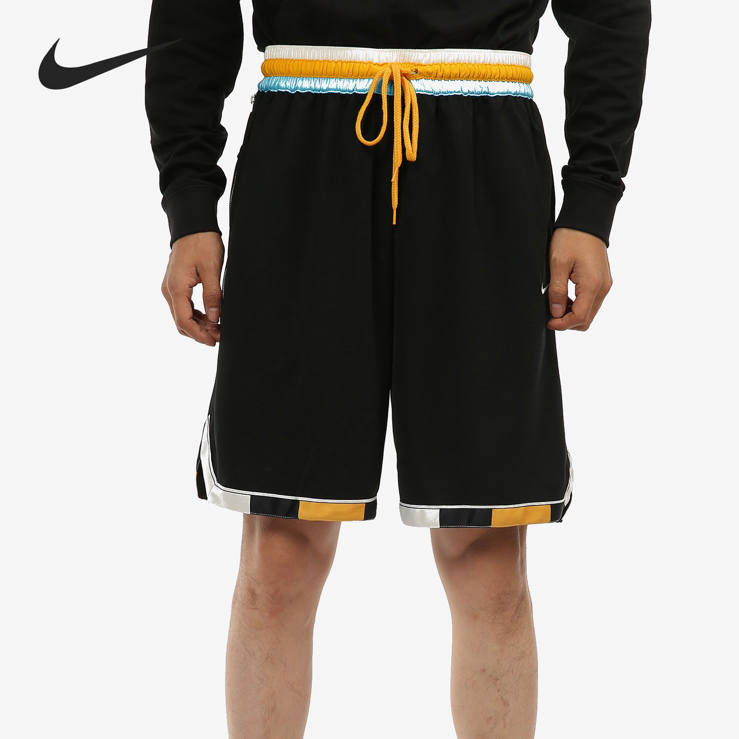 Nike/耐克正品男子宽松透气篮球训练运动五分短裤 DA5845-011