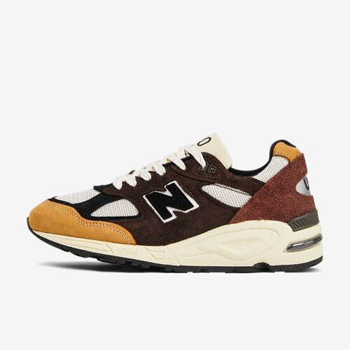 New Balance新百伦正品NB 990 V2男女同款复古透气跑步鞋M990BB2