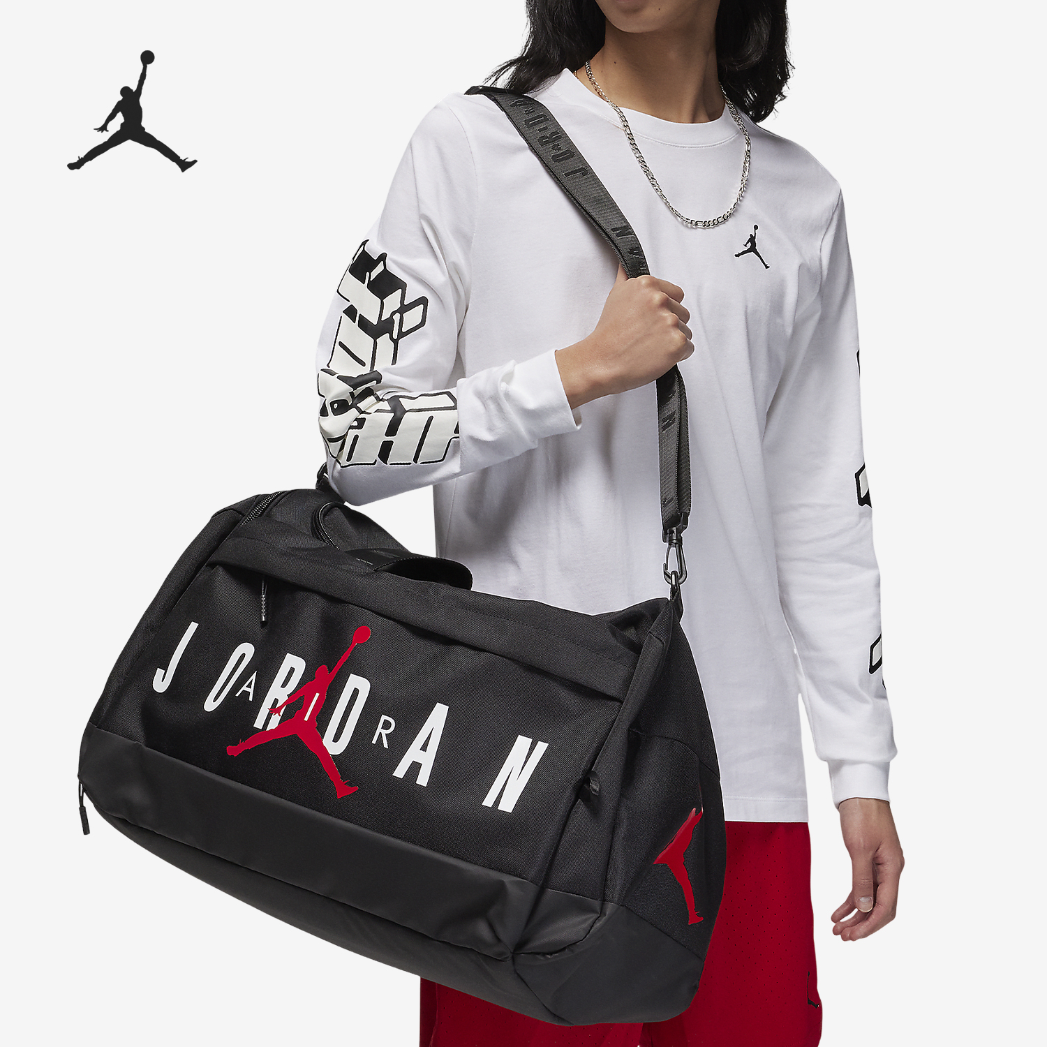 Nike/耐克正品Jordan Velocity男女同款便捷行李包HF7295-010