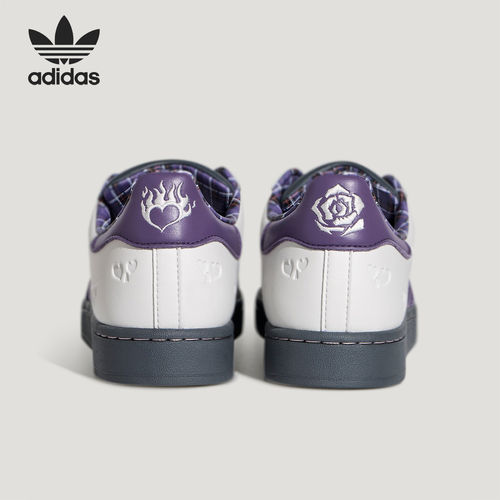 Adidas/阿迪达斯正品三叶草男女低帮系带耐磨日常板鞋KH8023