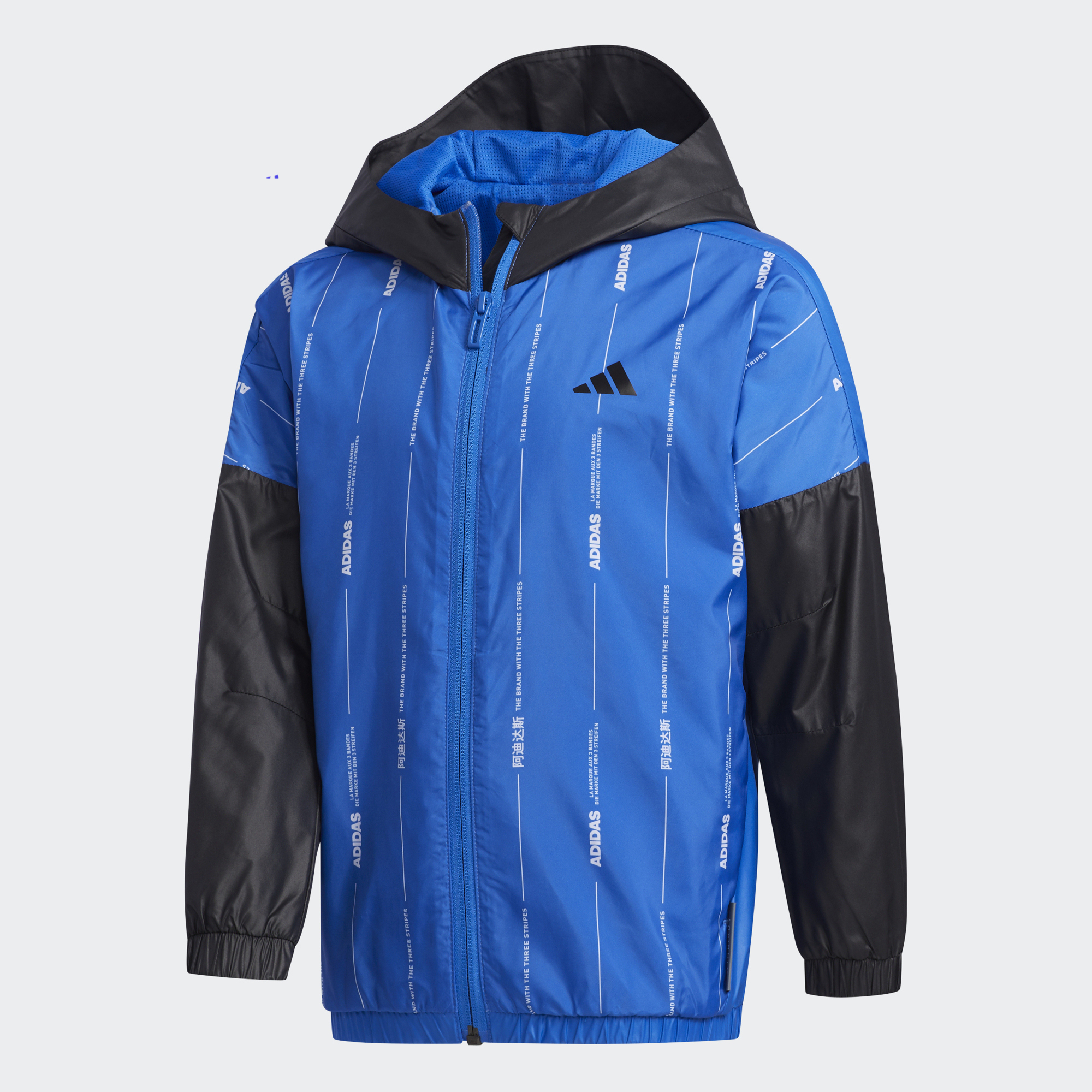 Adidas/阿迪达斯正品 夏季小童训练运动梭织夹克外套 FM9699