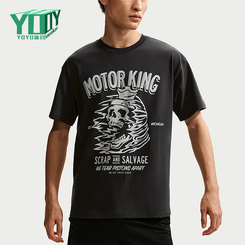 Nike/耐克正品夏季男士印花运动休闲宽松经典短袖T恤IH8559-045