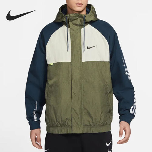 Nike/耐克正品男子舒适连帽拉链运动休闲夹克外套 DX6311-222
