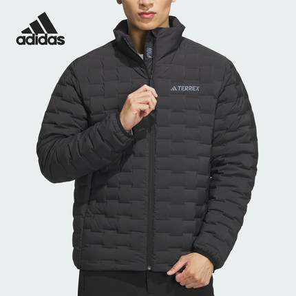 Adidas/阿迪达斯 正品新款男子户外保暖立领运动羽绒服IS8919
