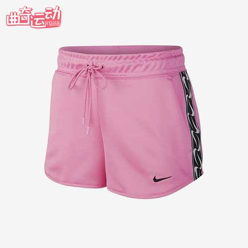 Nike/耐克正品刺绣抽绳系带运动直筒休闲舒适短裤CJ6318-610