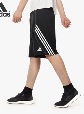 Adidas/阿迪达斯正品 basics short 1 跑步透气运动五分裤AC2525
