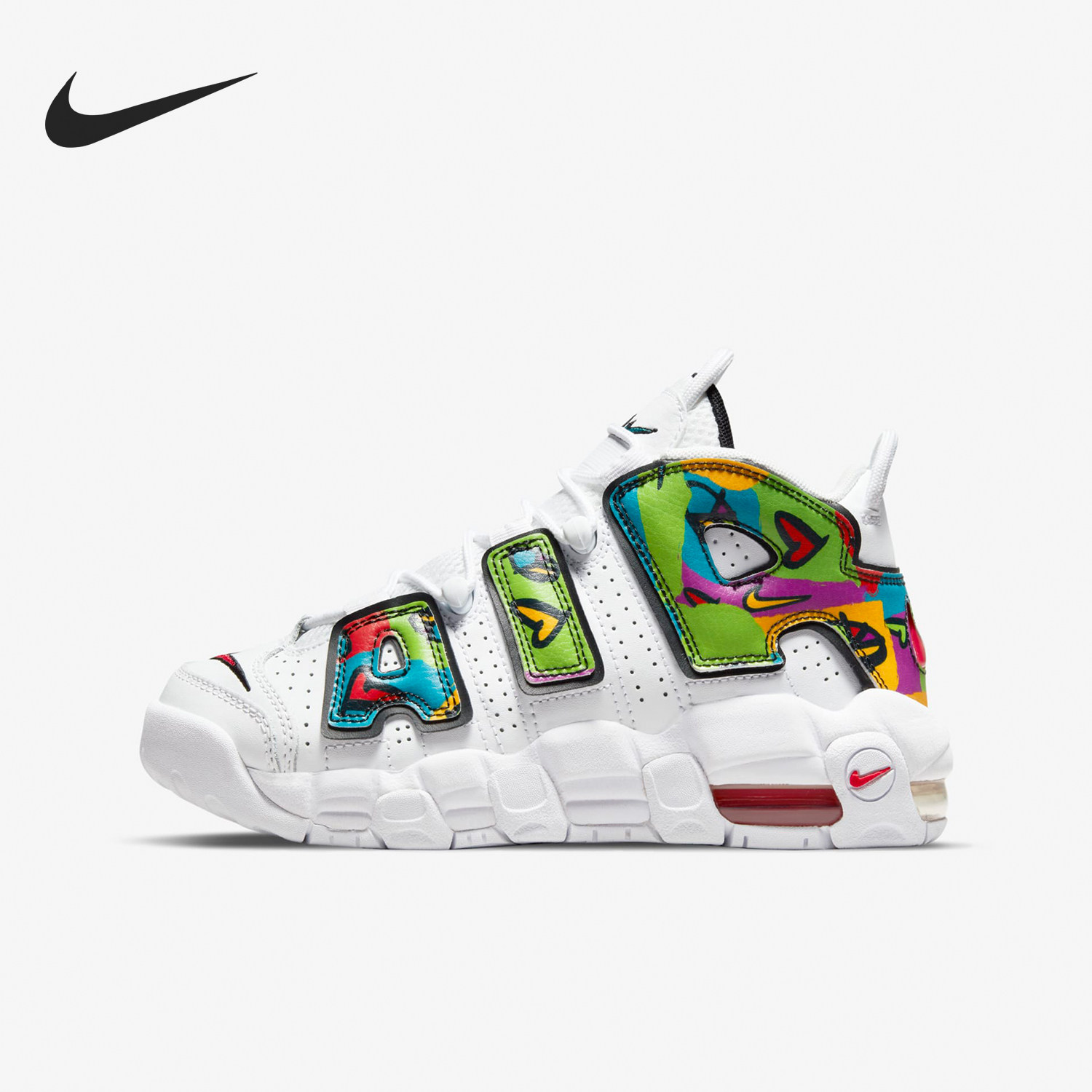 Nike/耐克正品四季款GS女子大童耐磨中帮经典篮球鞋DM8155-100