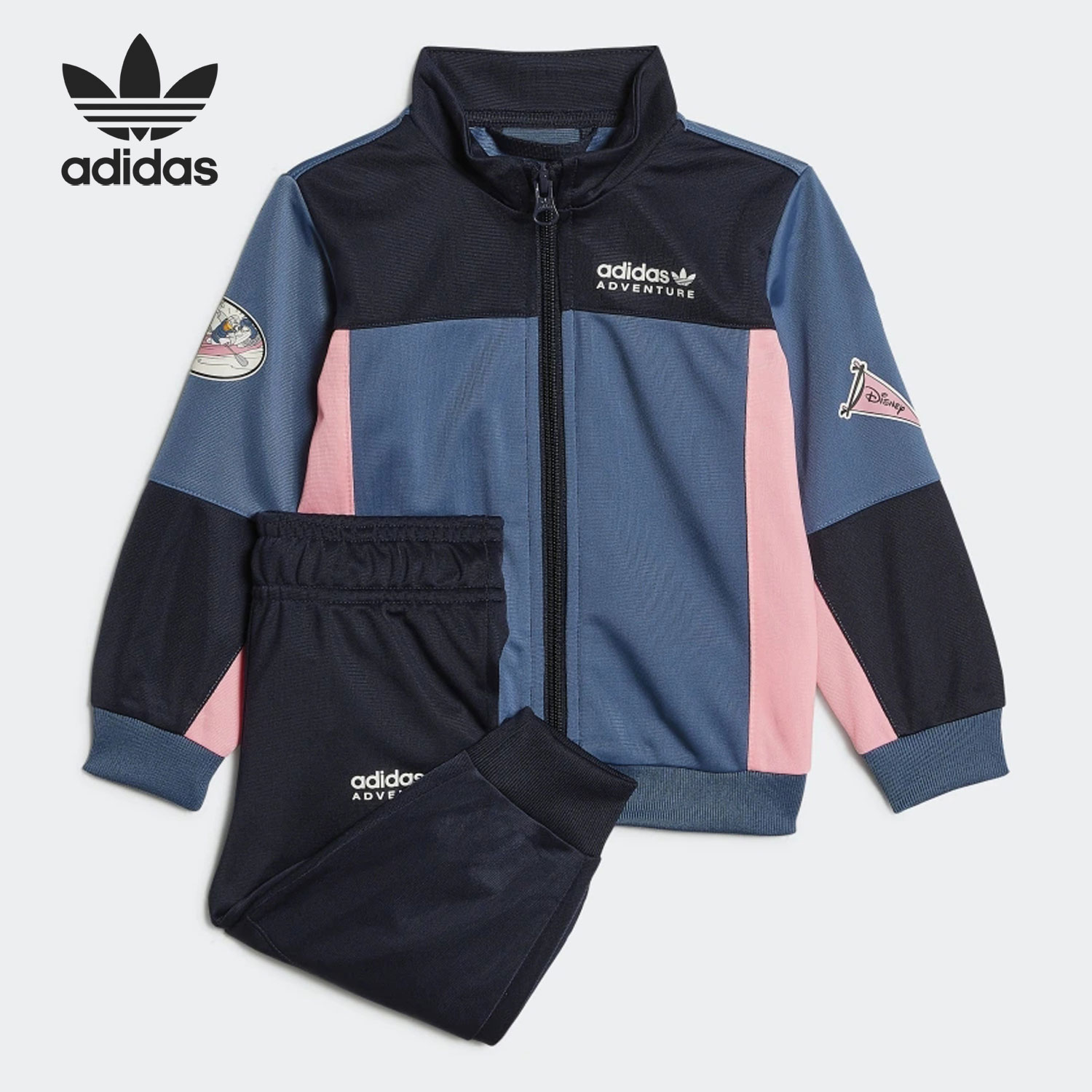 Adidas/阿迪达斯正品三叶草婴童迪士尼联名运动服套装HK9779