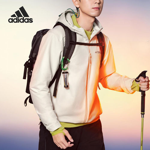 Adidas/阿迪达斯正品2025男士户外透湿保暖夹克外套KC8492