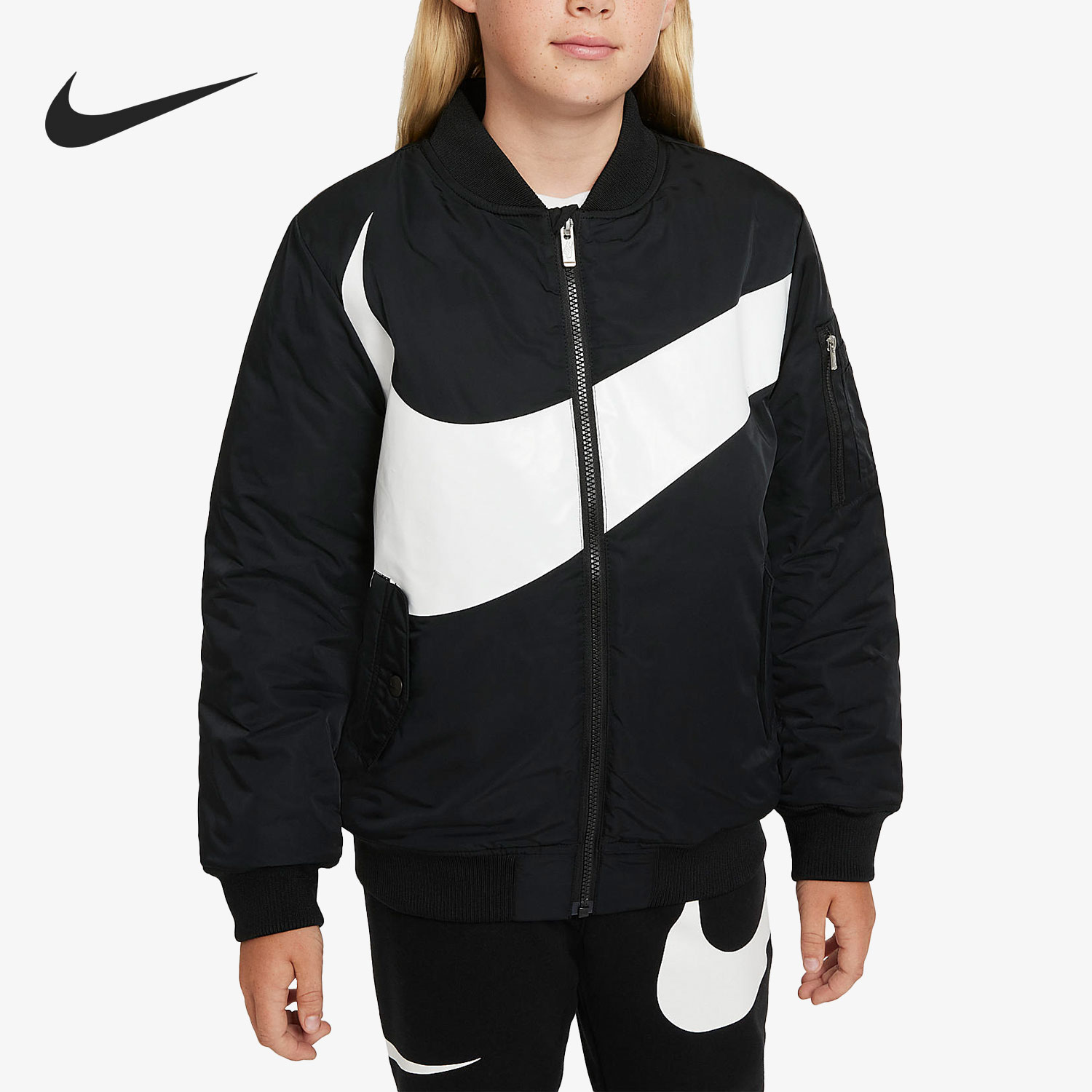 Nike/耐克正品休闲大童运动时尚保暖防风夹克外套 DQ8303-010