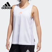 GH1433 女子舒适休闲透气运动背心T恤 Adidas 阿迪达斯正品
