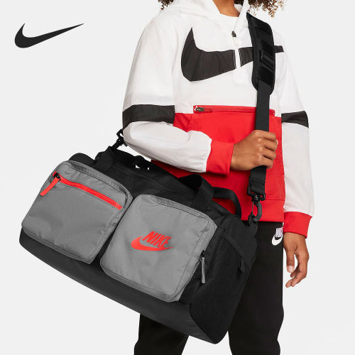 Nike/耐克正品儿童多口袋夹层健身训练运动单肩拎包 BA6169