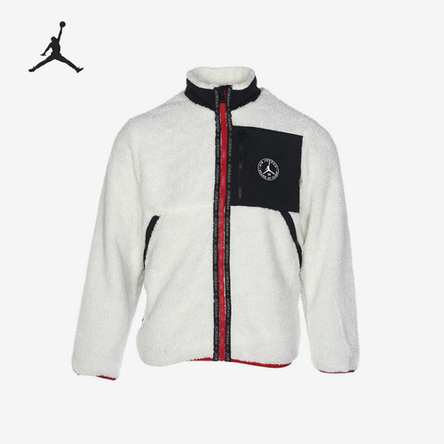 Nike/耐克男士仿羊羔绒开衫外套