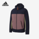 男士 Adidas 款 2025冬季 连帽耐穿休闲外套JL8256 阿迪达斯正品