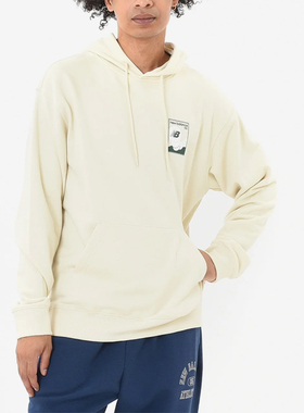 New Balance/NB正品2025新款男子宽松透气连帽卫衣MT43573-PAM