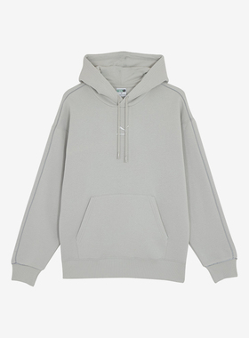 Puma/彪马正品冬季新款男子加绒保暖连帽套头运动卫衣625077