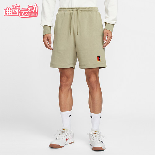 Nike/耐克正品2025男士透气针织网球运动刺绣训练短裤HM6769-276