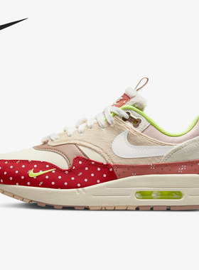 Nike/耐克正品Air Max 1 PRM 女子复古气垫跑步鞋DR2553-111