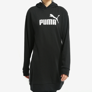 PUMA/彪马新款女子连帽运动服宽松中长款套头衫卫衣 581073