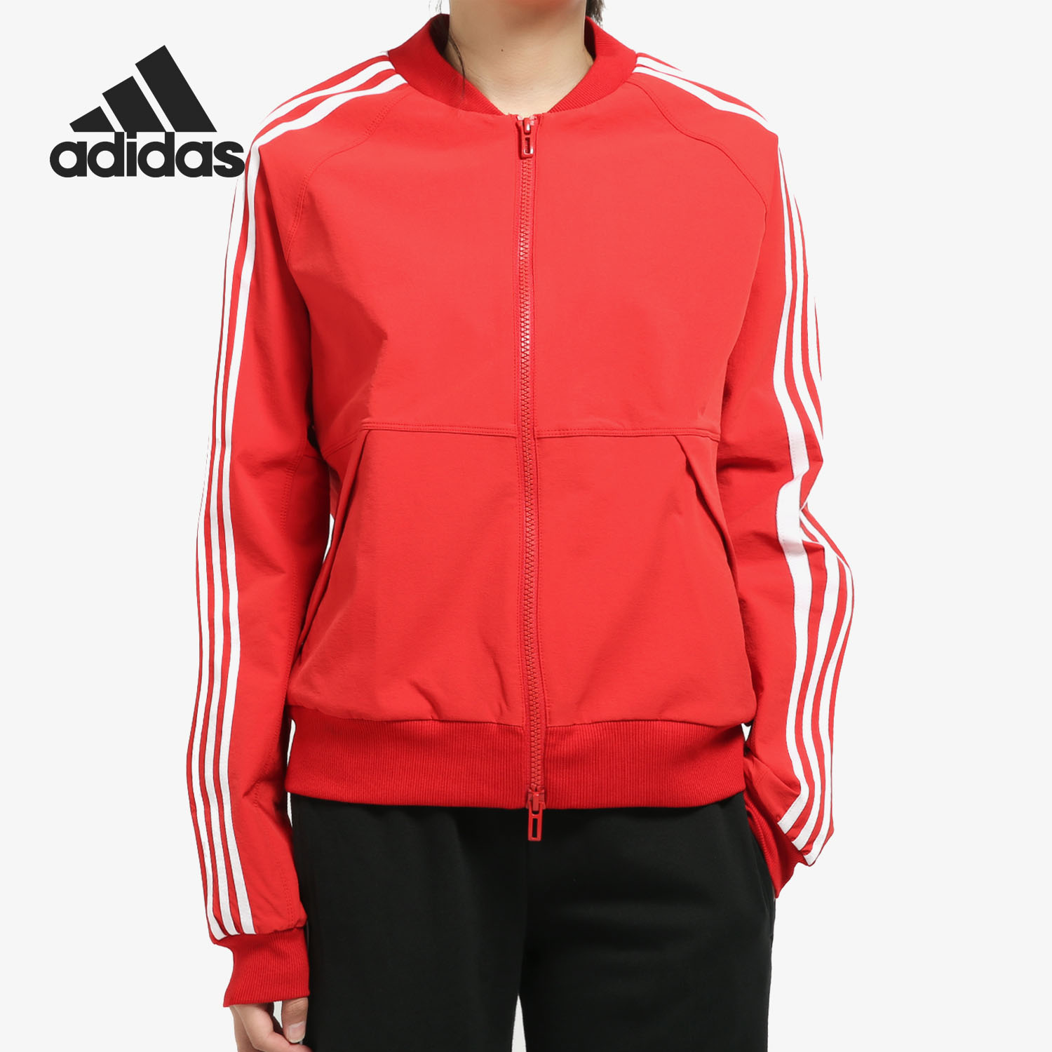 条纹夹克外套Adidas/阿迪达斯