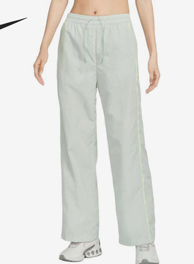 Nike/耐克正品2025夏季款女士梭织宽松直筒长裤FV7656-034