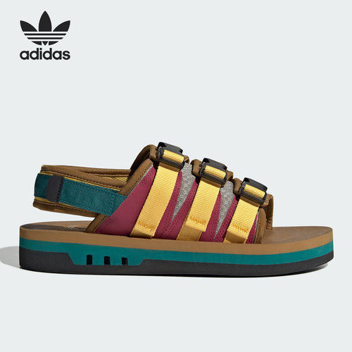 Adidas/阿迪达斯正品三叶草男子休闲魔术贴运动凉鞋IG7958