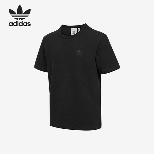 Adidas/阿迪达斯正品三叶草男士针织宽松休闲运动短袖JX2639