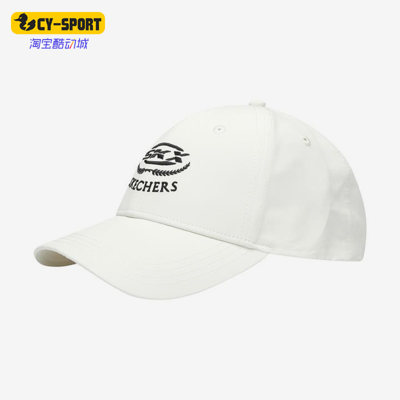 Skechers/斯凯奇正品春夏新款字母遮阳帽男女同款运动帽 P222U008
