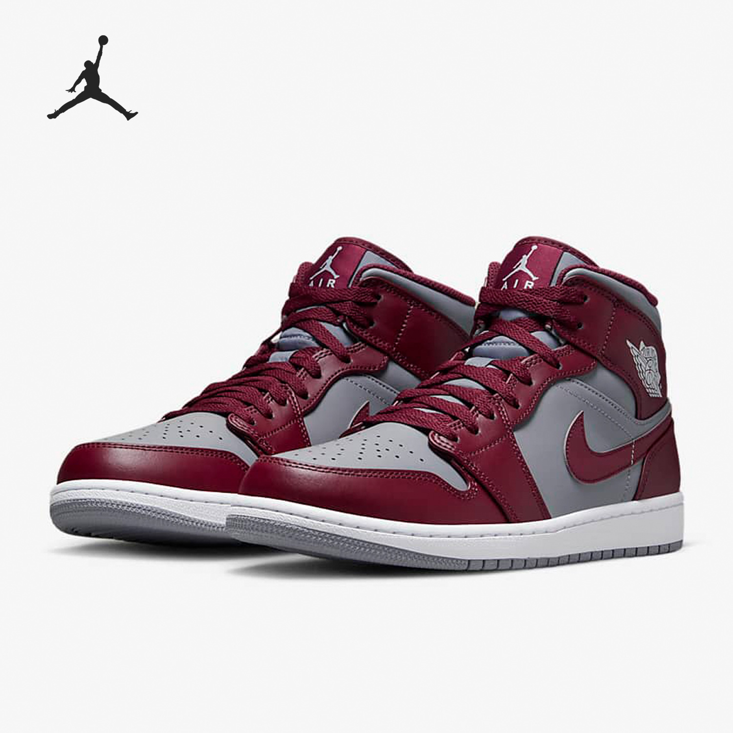 Nike/耐克正品Air Jordan 1 Mid男子运动高帮板鞋DQ8426-615