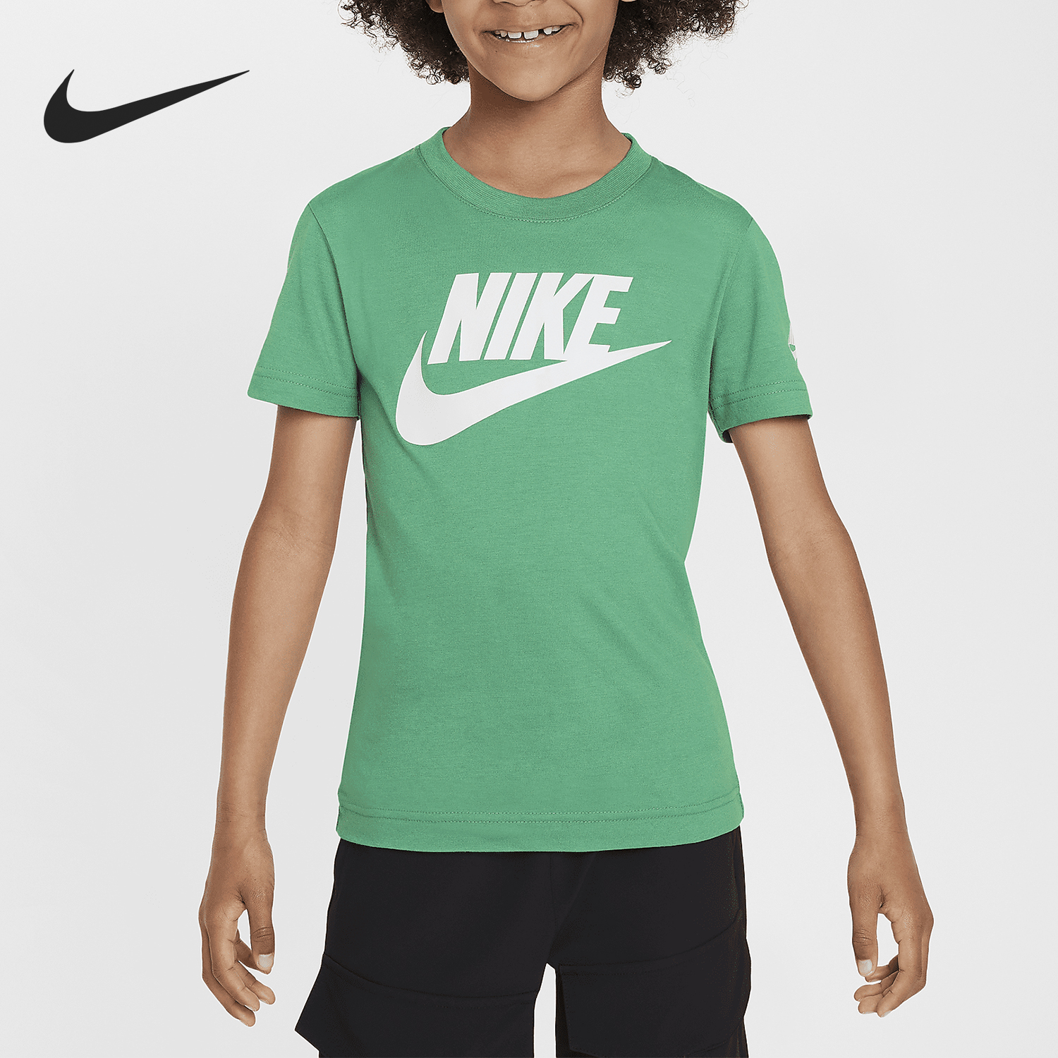 Nike/耐克正品2024新款小童运动休闲透气短袖DX7633-324