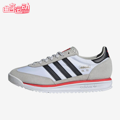Adidas/阿迪达斯正品SL72男低帮网面拼接麂皮运动鞋JS0746
