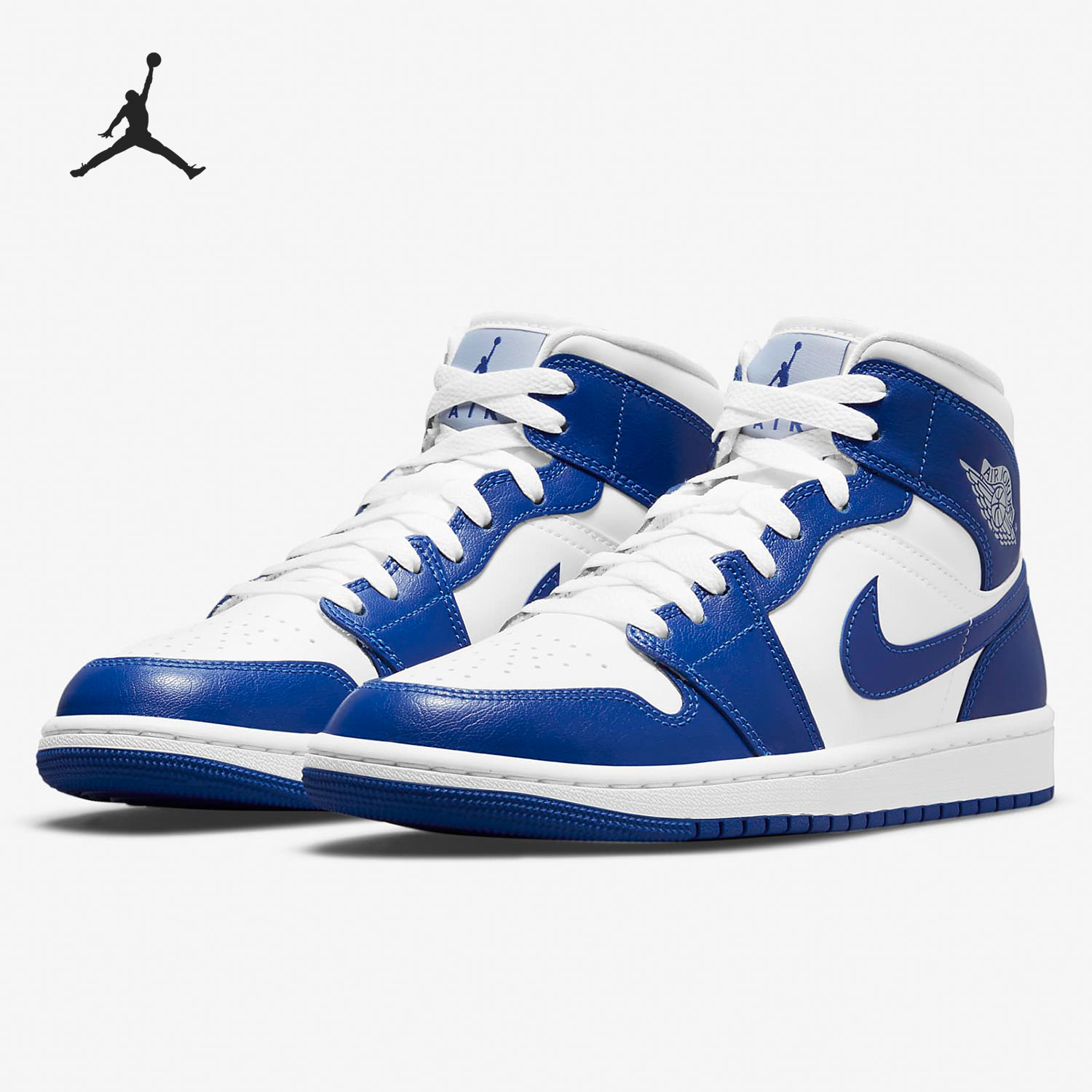 Nike/耐克正品Jordan 1 Mid AJ1女子高帮篮球鞋BQ6472-104