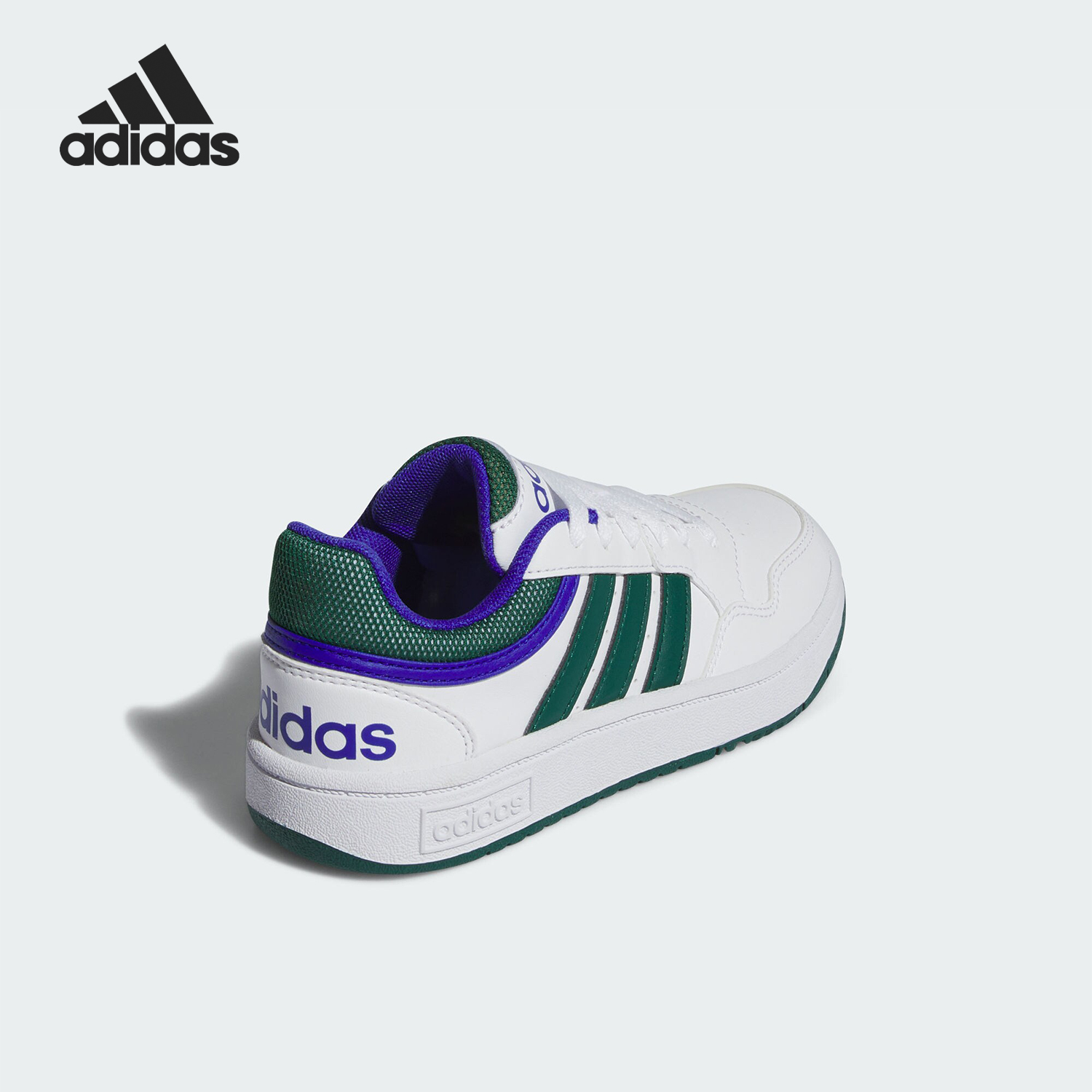 Adidas/阿迪达斯正品HOOPS 3.0 K 儿童休闲篮球板鞋IH8012
