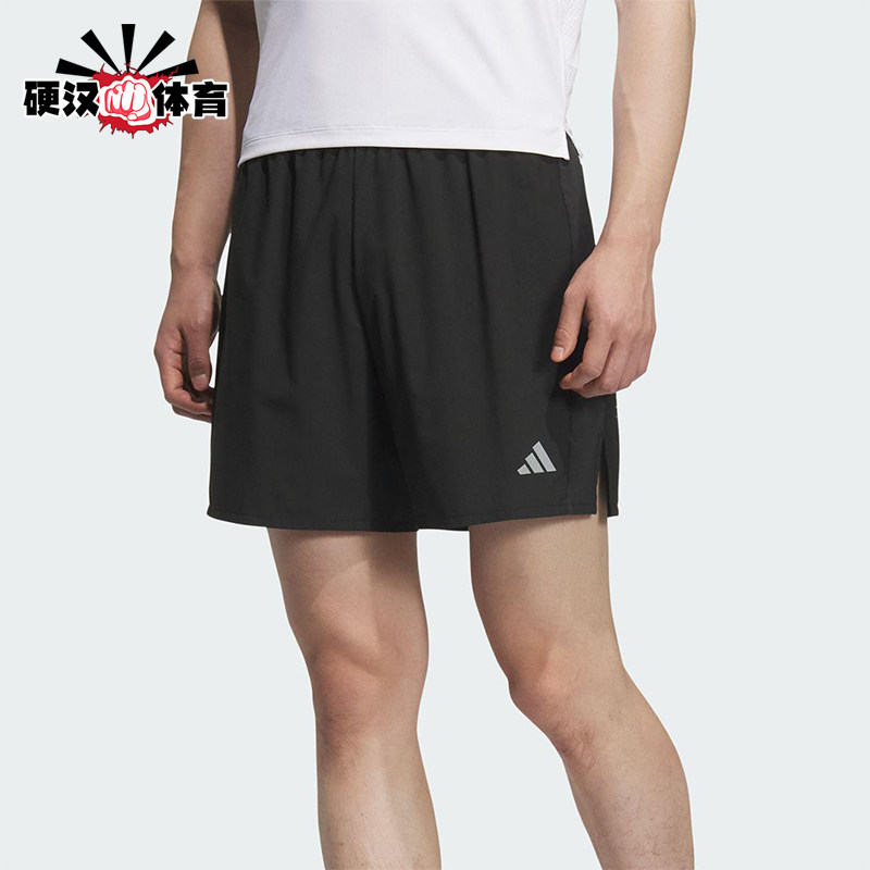Adidas/阿迪达斯正品ESS SHORT男士经典侧开叉跑步训练短裤JZ2349