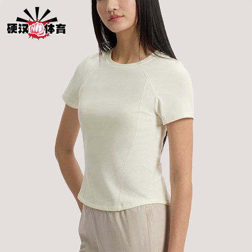 Adidas/阿迪达斯正品2026女士运动休闲经典简约修身透气T恤KH2648