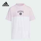 阿迪达斯正品 SPW Adidas TEE大童防晒圆领短袖 T恤JI9788