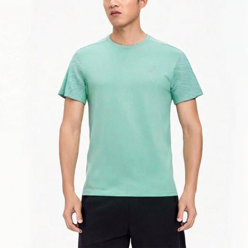 Asics/亚瑟士正品2025新款男子户外运动训练短袖T恤2011D326-300